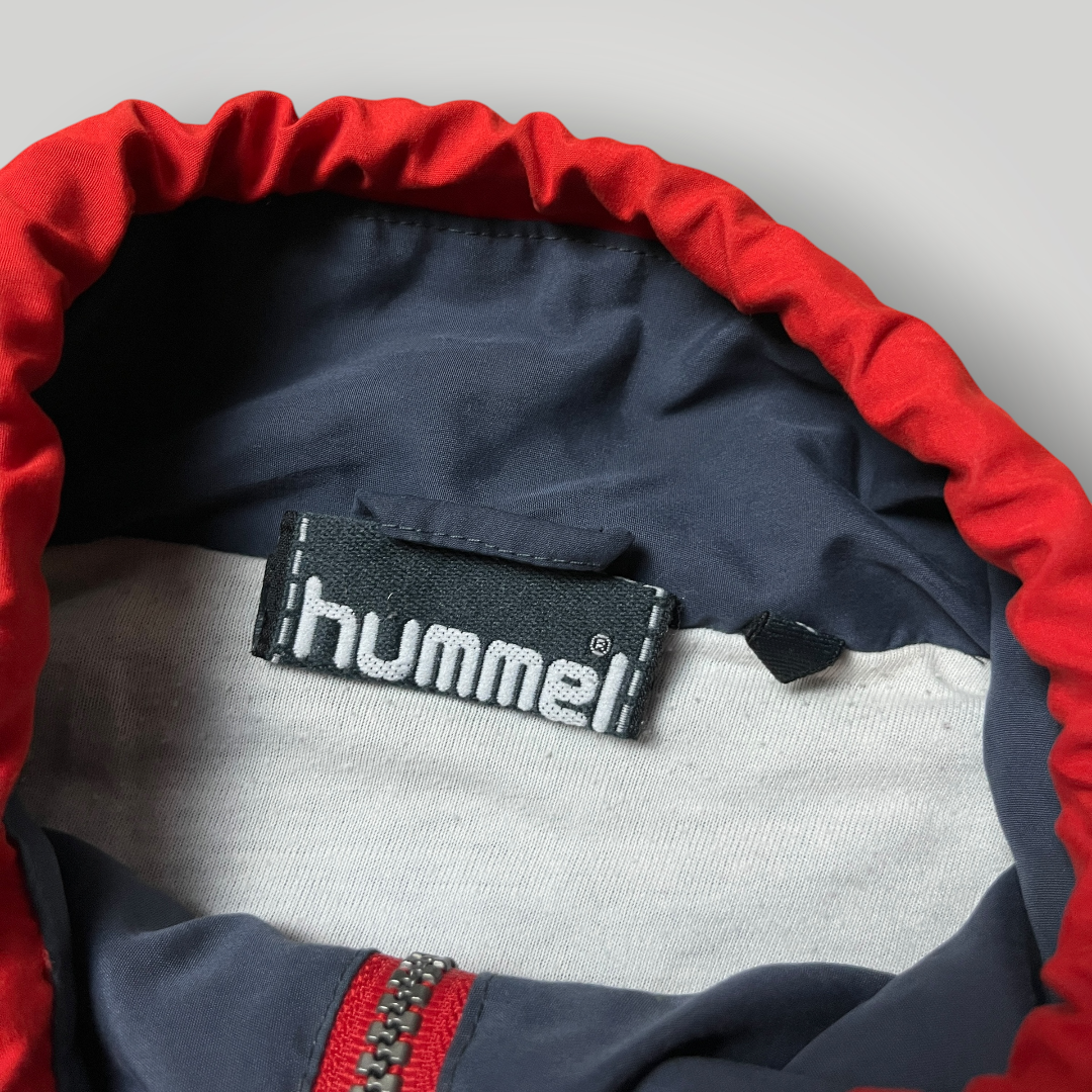 Hummel Vintage Y2K Hip-Hop Oversized Baggy Boxy Windbreaker Jacket