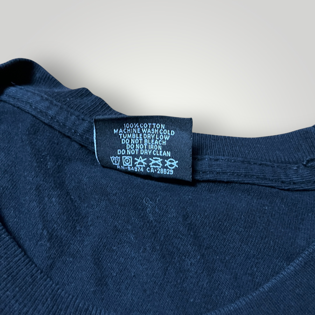 Stussy "Peace Pot" Heavy Cotton Tubular Knit Y2K Graphic Skater T-Shirt
