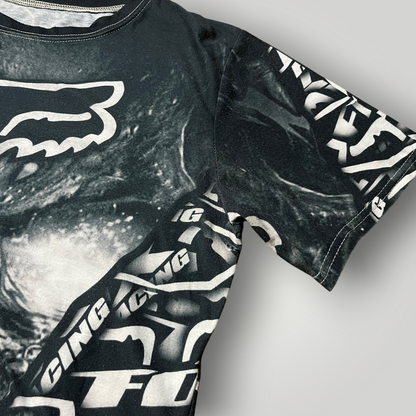 FOX Racing Y2K Fighter Goth Graphic All Over Print T-Shirt