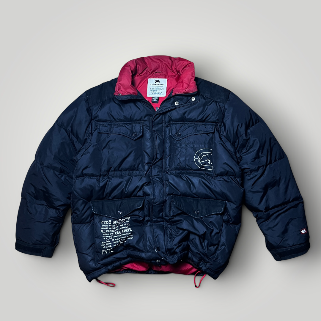 ECKO UNLTD Vintage 2000's Y2K Hip-Hop Puffer Jacket