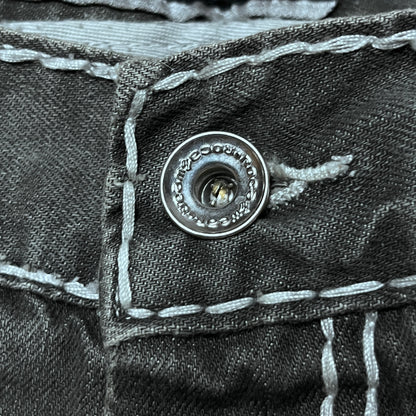 Rocawear Vintage 2000's Y2K Hip-Hoo Thick Stitch Denim Shorts