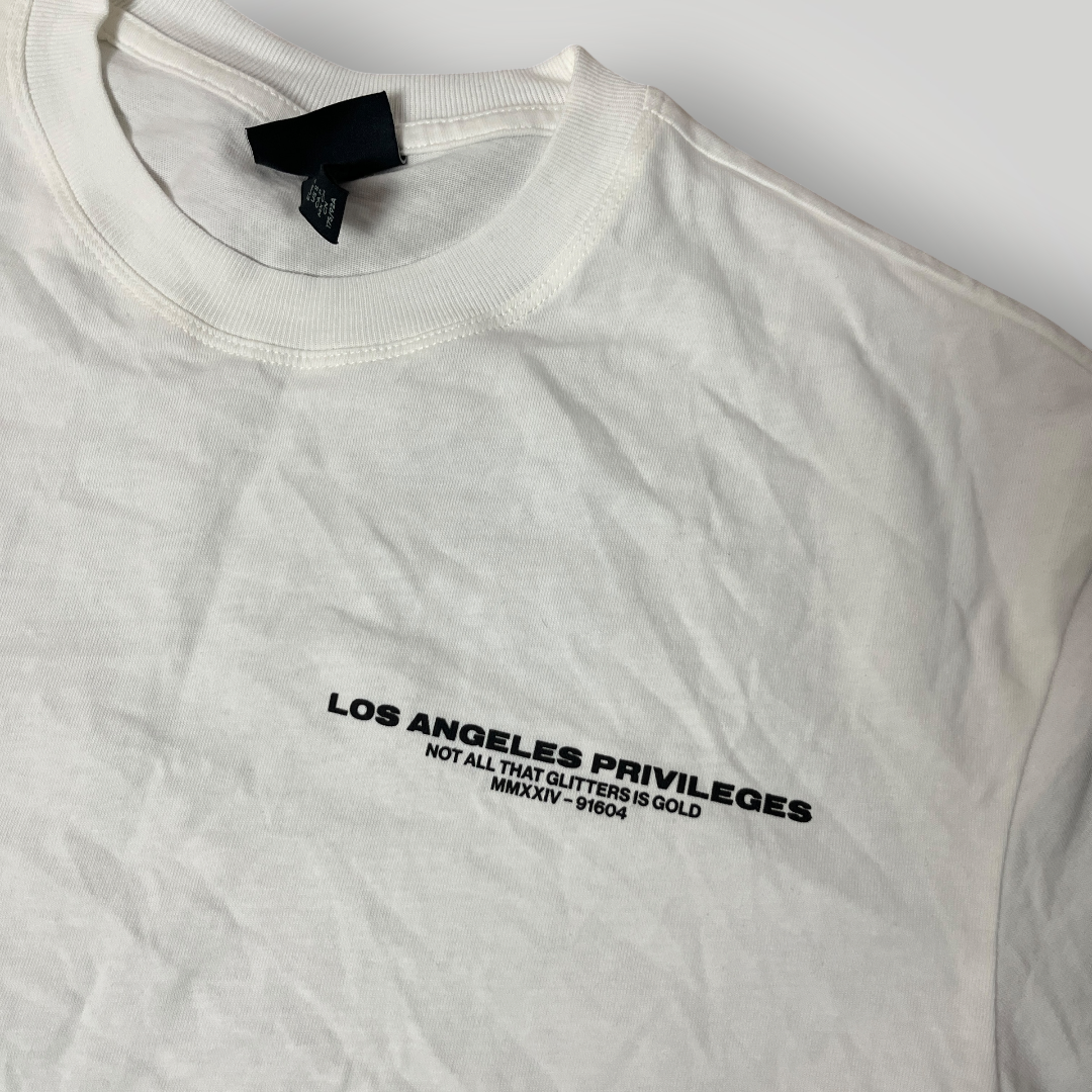 H&M Y2K Chrome Graphic T-Shirt