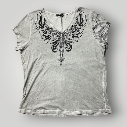 Otelia Vintage 2000's Y2K Fairy Grunge Graphic T-Shirt (Дамско)