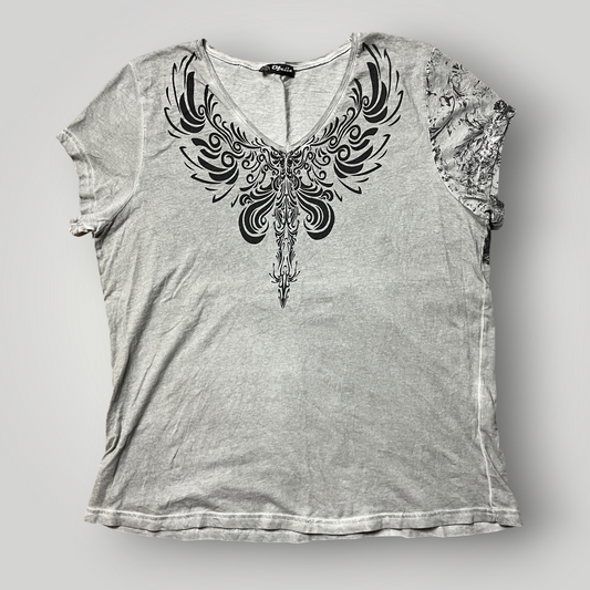 Otelia Vintage 2000's Y2K Fairy Grunge Graphic T-Shirt (Дамско)