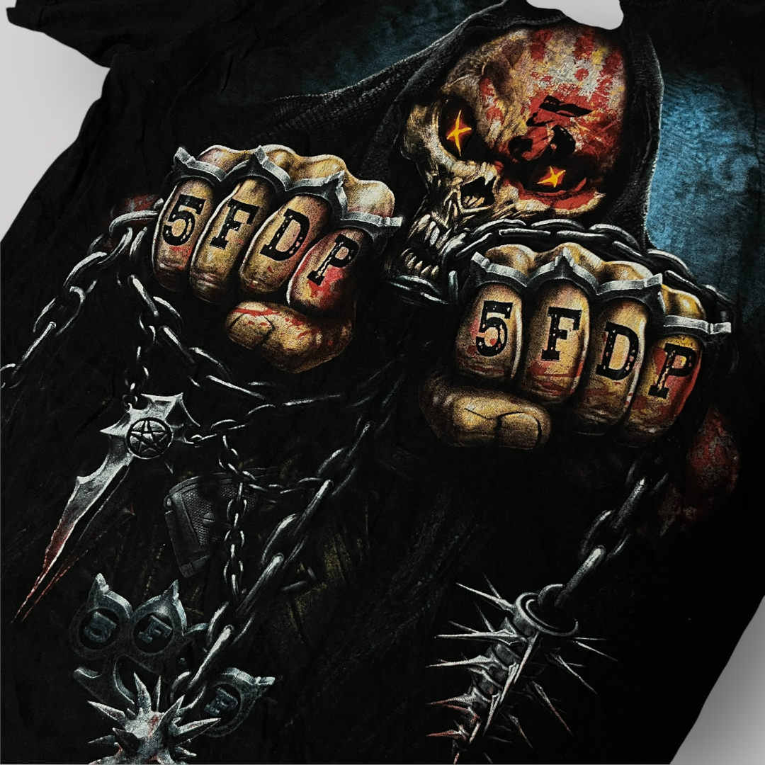 Spiral Five Finger Death Punch "Game Over" Y2K Vintage 00's Style Graphic T-Shirt