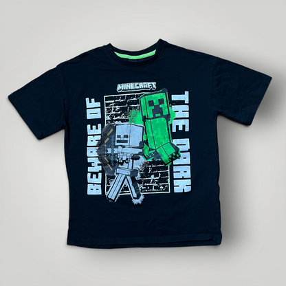 Minecraft "Beware of The Dark" Heavy Cotton Graphic T-Shirt