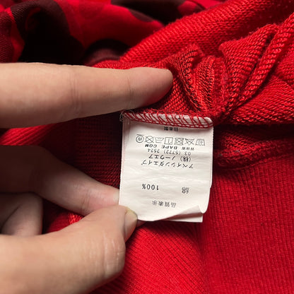 BAPE (A Bathing Ape) Color Camo Red Shark Full-Zip Hoodie (Replica)