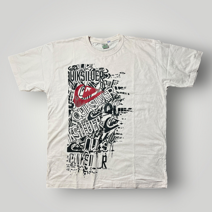 Quiksilver Vintage 2000's Y2K Hip-Hop Heavy Cotton Graphic T-Shirt