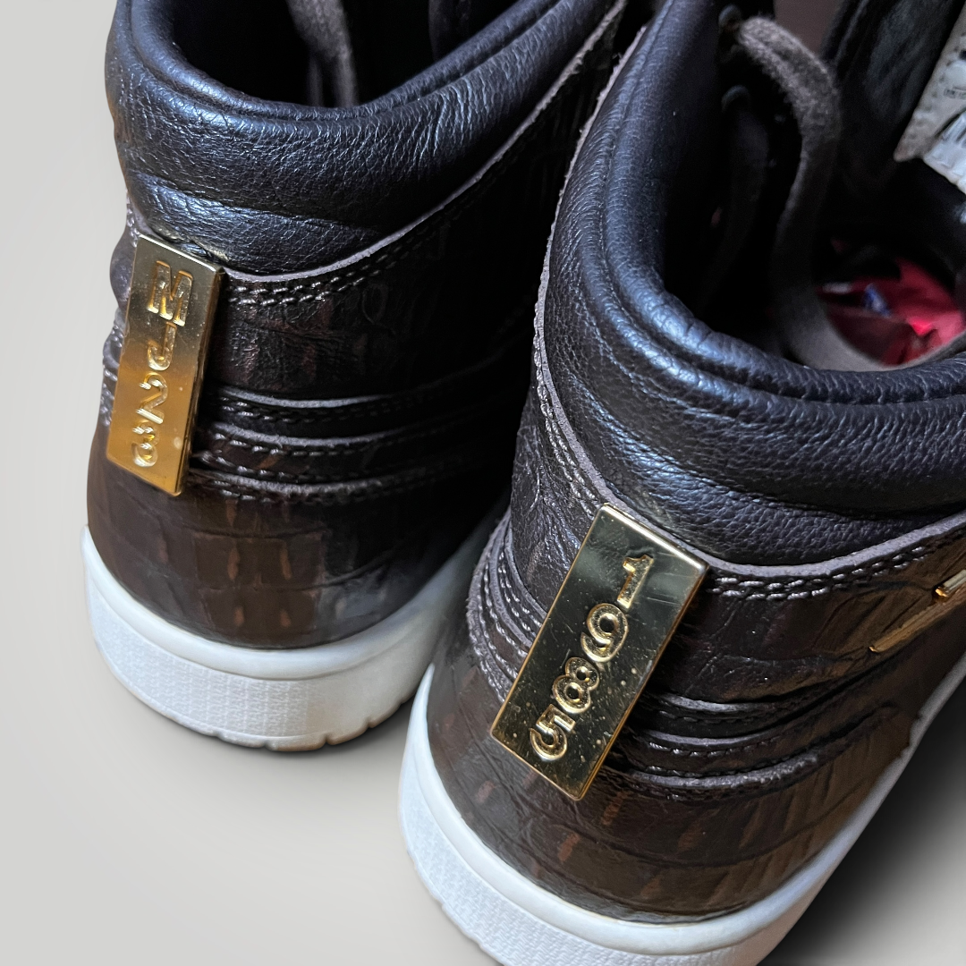Air Jordan 1 Retro High OG Pinaccle "Baroque Brown/Croc" !RARE!
