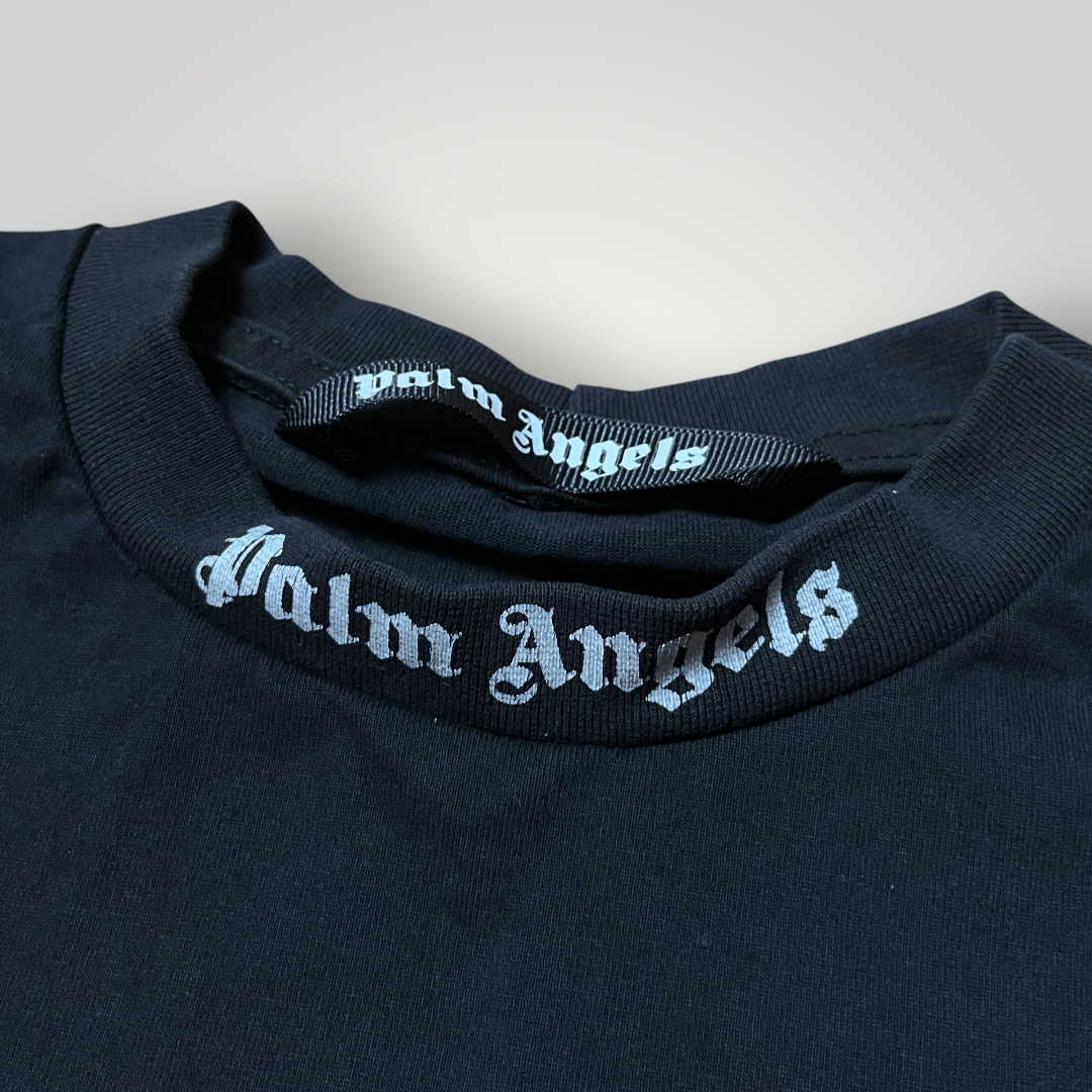 Palm Angels Classic Logo Over Tee Heavy Cotton T-Shirt (Replica)