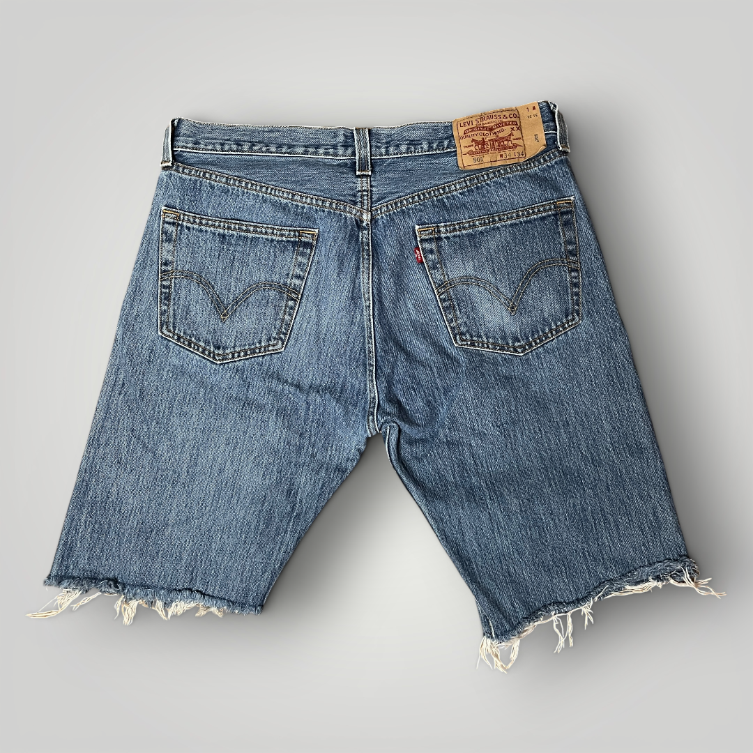 LEVI'S 501 Heavy Cotton Denim Shorts