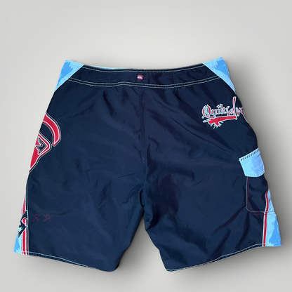 Quiksilver Vintage 2000's Y2K Embroidered Graphic Surf Jorts Shorts