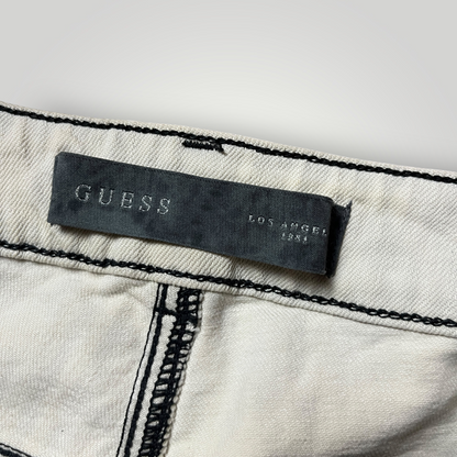 GUESS Y2K Studded Distressed Denim Shorts (Дамско)