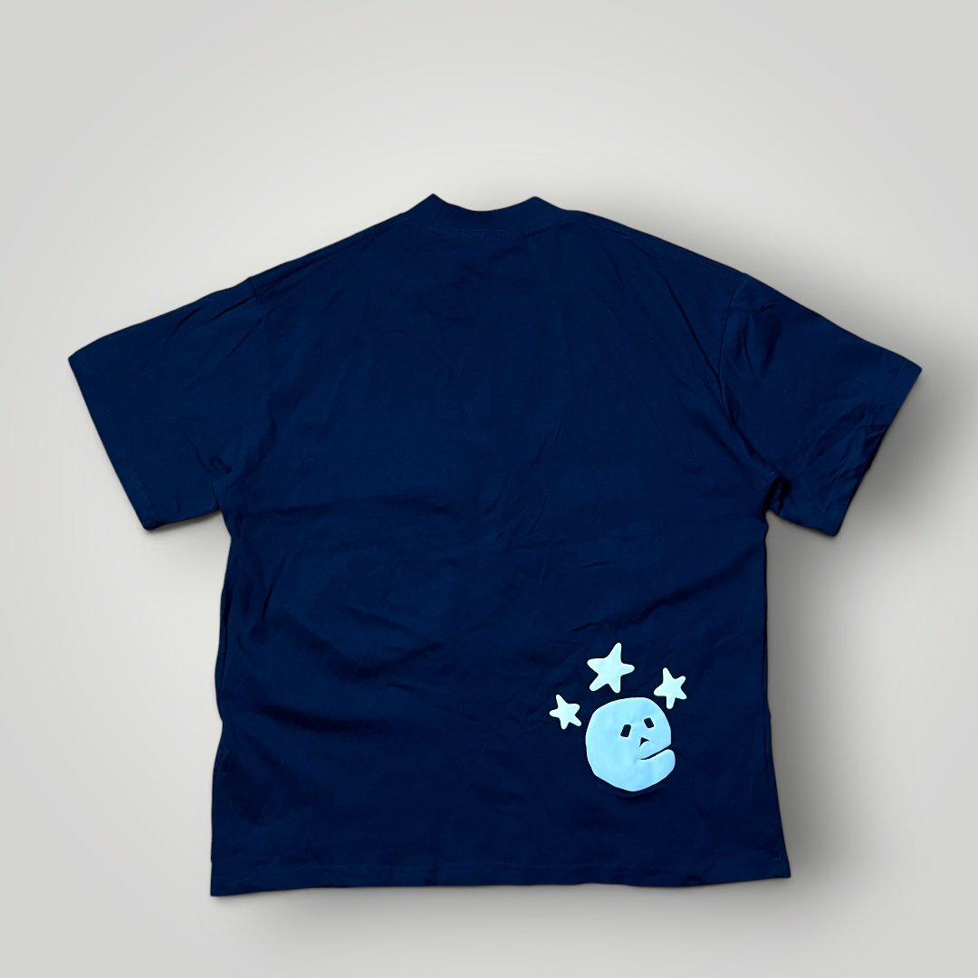 Broken Planet "Cosmic Peaks" 2022 Y2K Heavy Cotton Boxy Puff Print Graphic T-Shirt