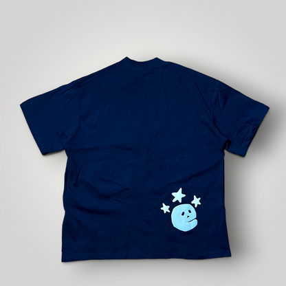 Broken Planet "Cosmic Peaks" 2022 Y2K Heavy Cotton Boxy Puff Print Graphic T-Shirt