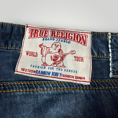 True Religion Vintage 2000's Y2K "Bobby" Denim Shorts
