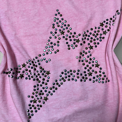 Key Largo Vintage 2010's Y2K Star Babycut T-Shirt (Дамско)
