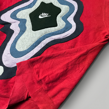 Nike Vintage 1990's Reworked Y2K Tubular Knit Sweatshirt Crewneck