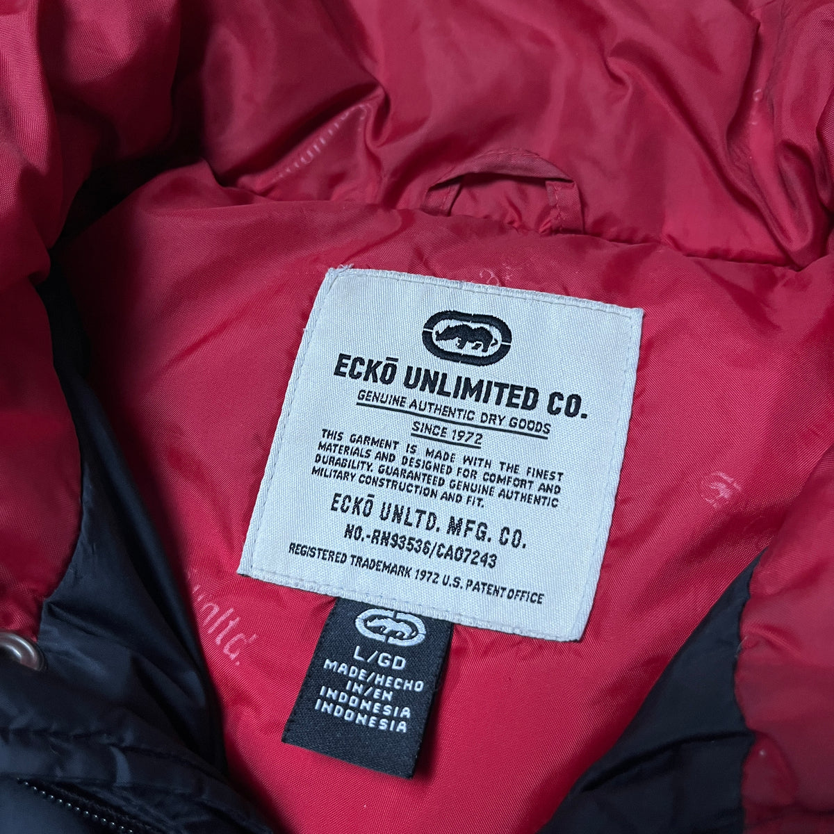 ECKO UNLTD Vintage 2000's Y2K Hip-Hop Puffer Jacket
