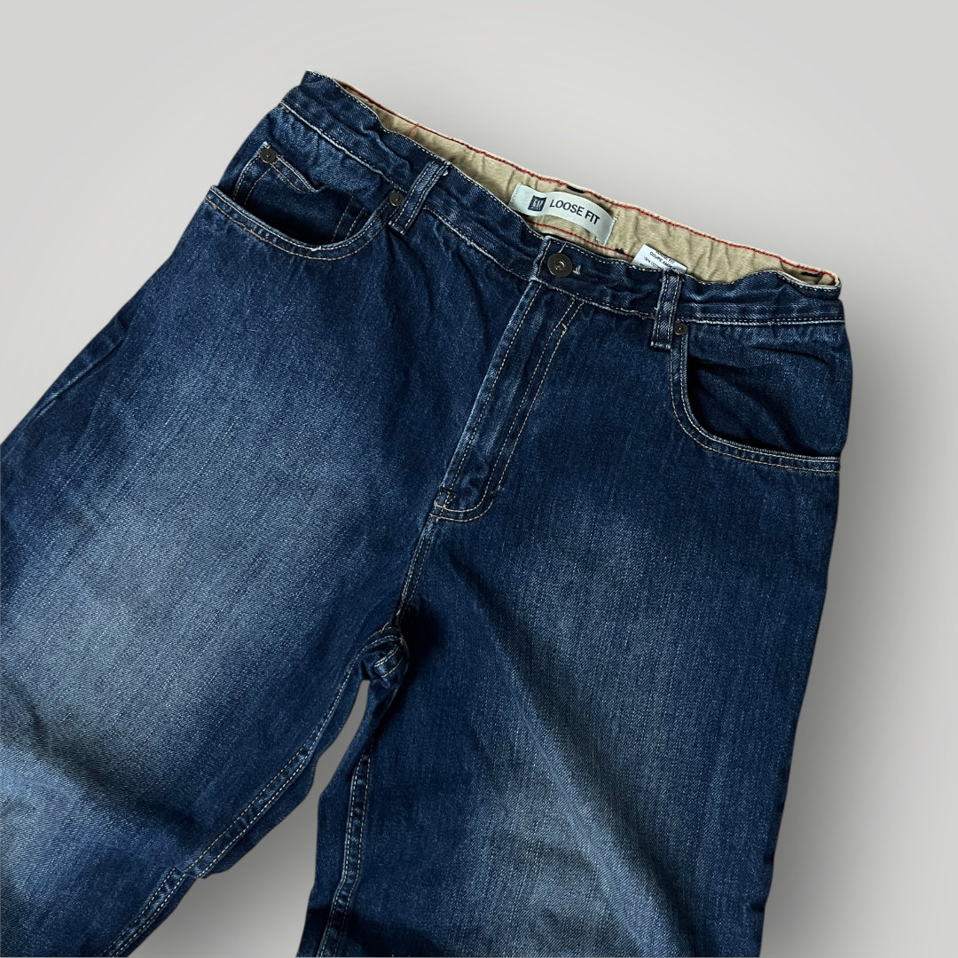 GAP Vintage 00's Baggy Y2K Hip-Hop Skater Jeans "1969 Low Rise Stride"
