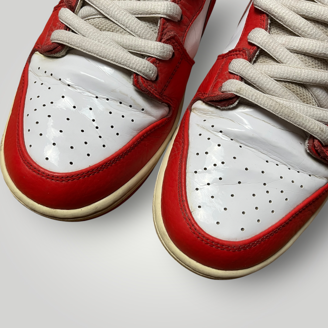 Nike Dunk SB Pro High "Future Court Red" Patent Leather Retro 2017