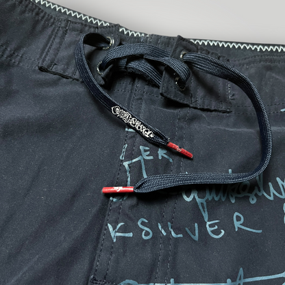 Quiksilver Vintage 2000's Y2K Graphic Board Surf Shorts