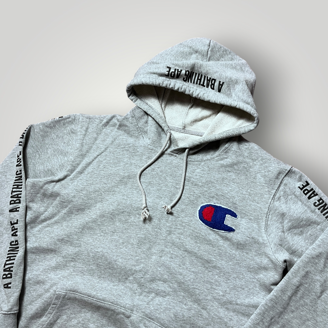 BAPE (A Bathing Ape) x Champion 2010's "Chenille C Logo" Hoodie (Rep)