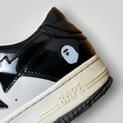 A Bathing Ape BAPE STA Low Black/White (Replica)