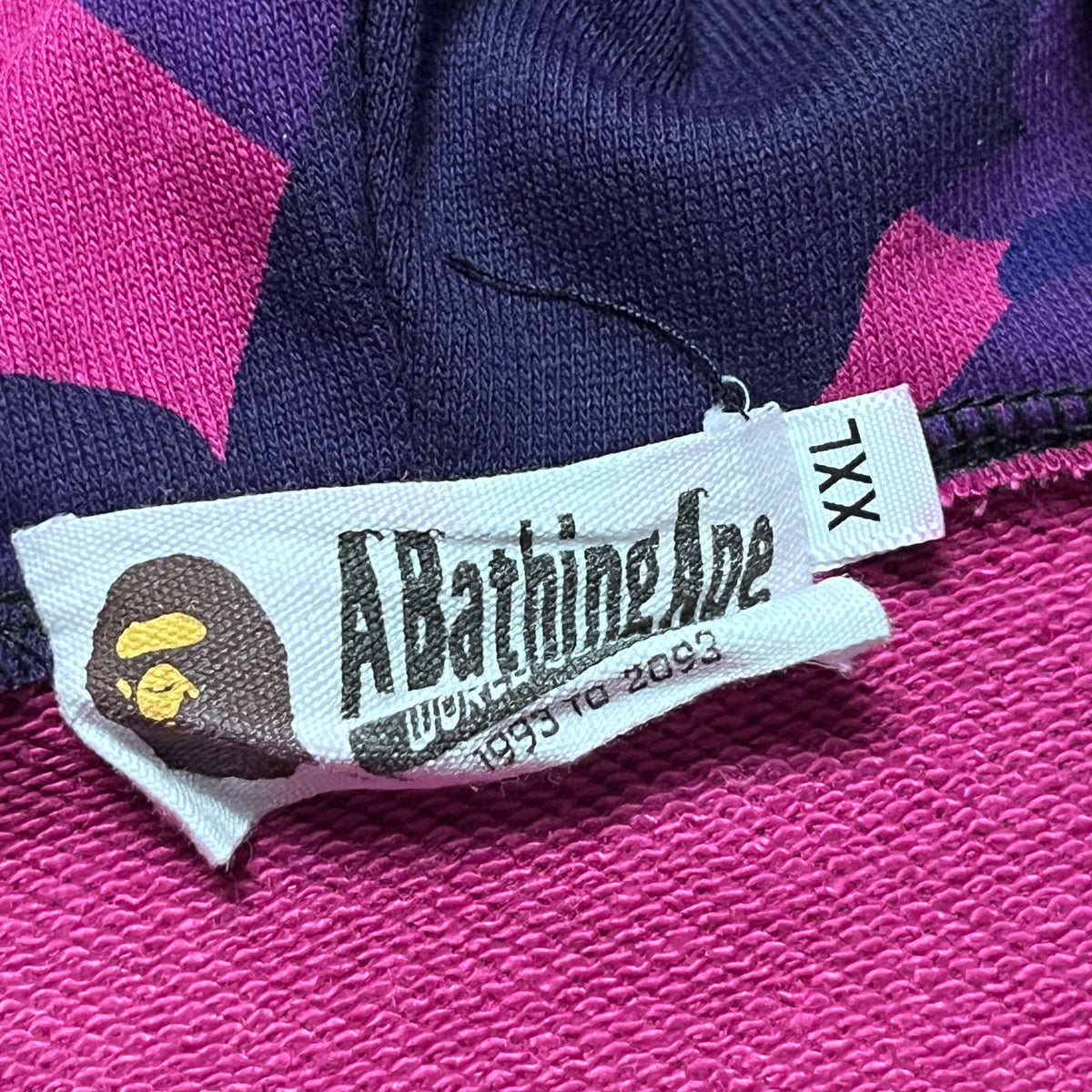 BAPE (A Bathing Ape) Color Camo Purple Shark Full Zip Hoodie (Replica)