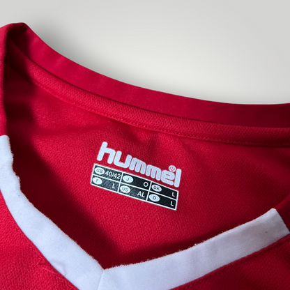 Hummel Denmark 2002/2004 Vintage Home Football Jersey T-Shirt
