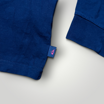 Quiksilver x Stranger Things "Hellfire Surf Club" Y2K Graphic Long Sleeve Shirt