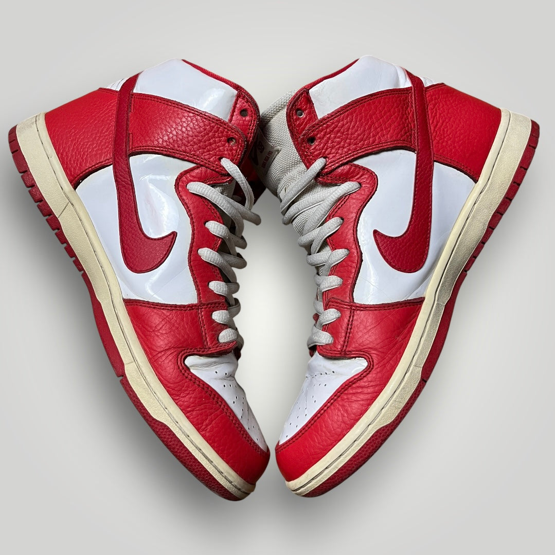 Nike Dunk SB Pro High "Future Court Red" Patent Leather Retro 2017