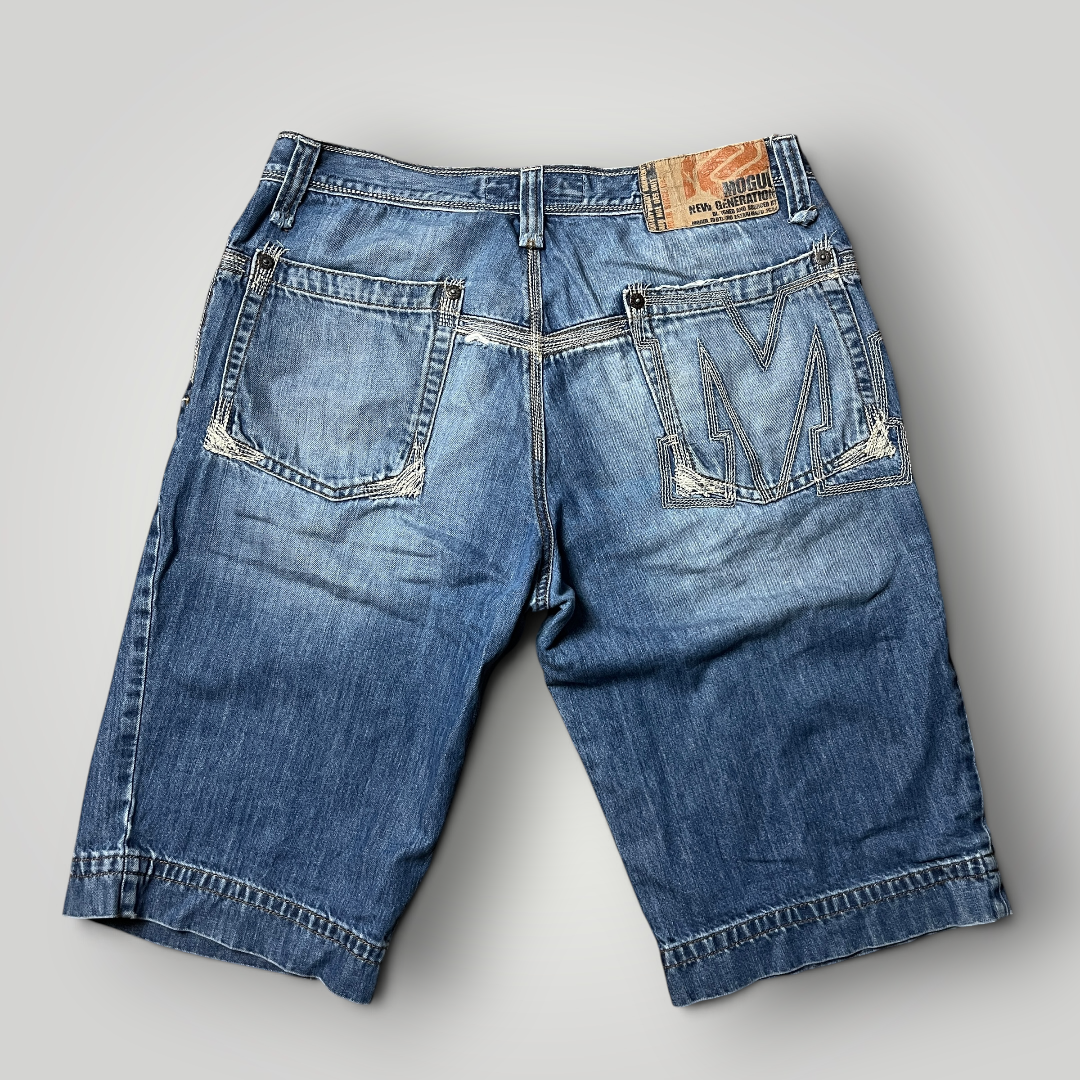 Mogul Vintage 2000's Y2K Hip-Hop Heavy Cotton Skater Denim Jorts