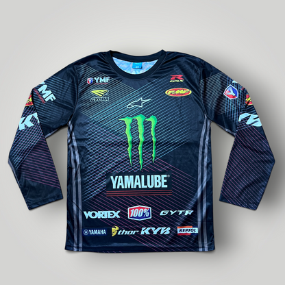 Monster x Alpinestars Vintage 2010's Motocross Y2K Graphic Long Sleeve Shirt