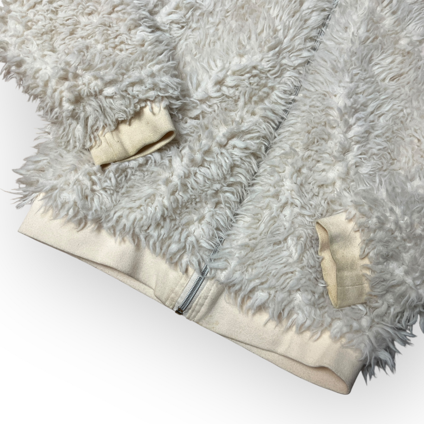 Japanese Kappahl Y2K Fur Cropped Jacket (Дамско)