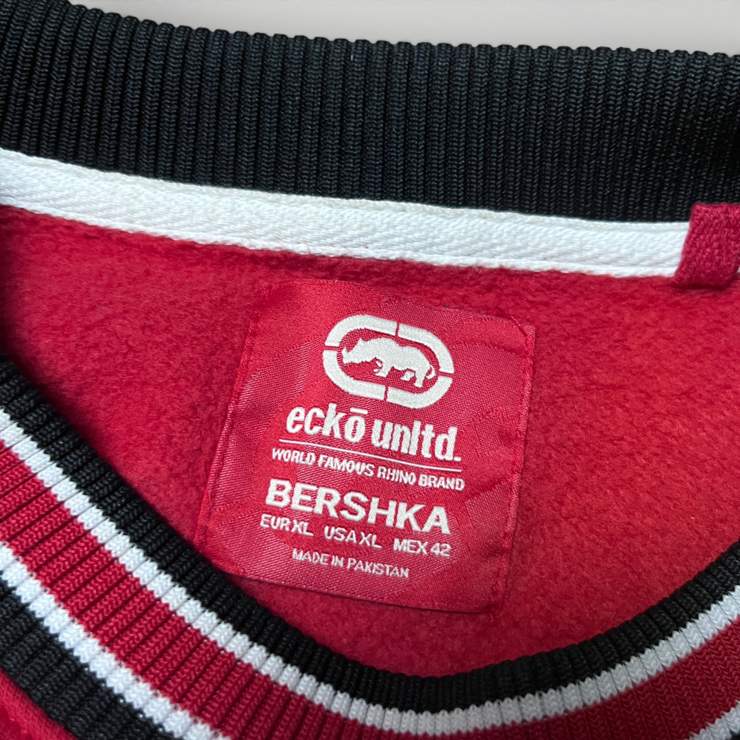 ECKO UNLTD Y2K Hip-Hop Boxy Sweatshirt Crewneck