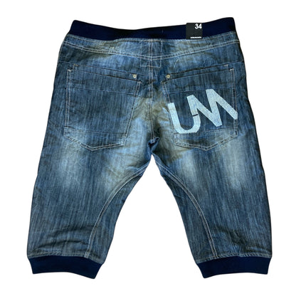 Ultra Magnetic Denim Jorts Embroided Logo
