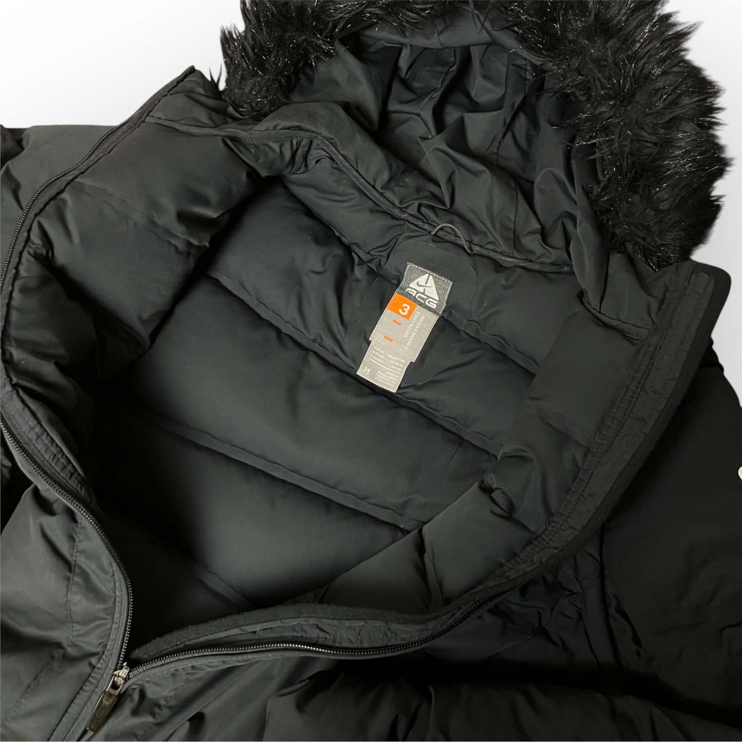 Nike ACG Vintage 00's Y2K Transformable Fur Puffer Jacket / Vest (Дамско)