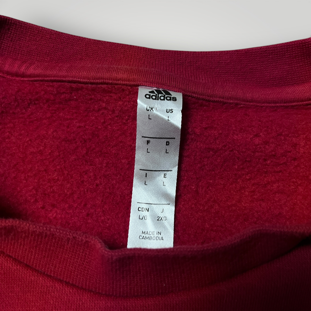 Adidas Lined Small Logo Sweatshirt Crewneck
