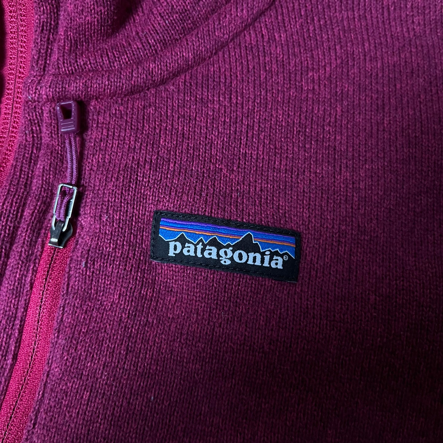 Patagonia "Worn Wear" Zip-Up Polar Sweatshirt Fleece (Дамско)