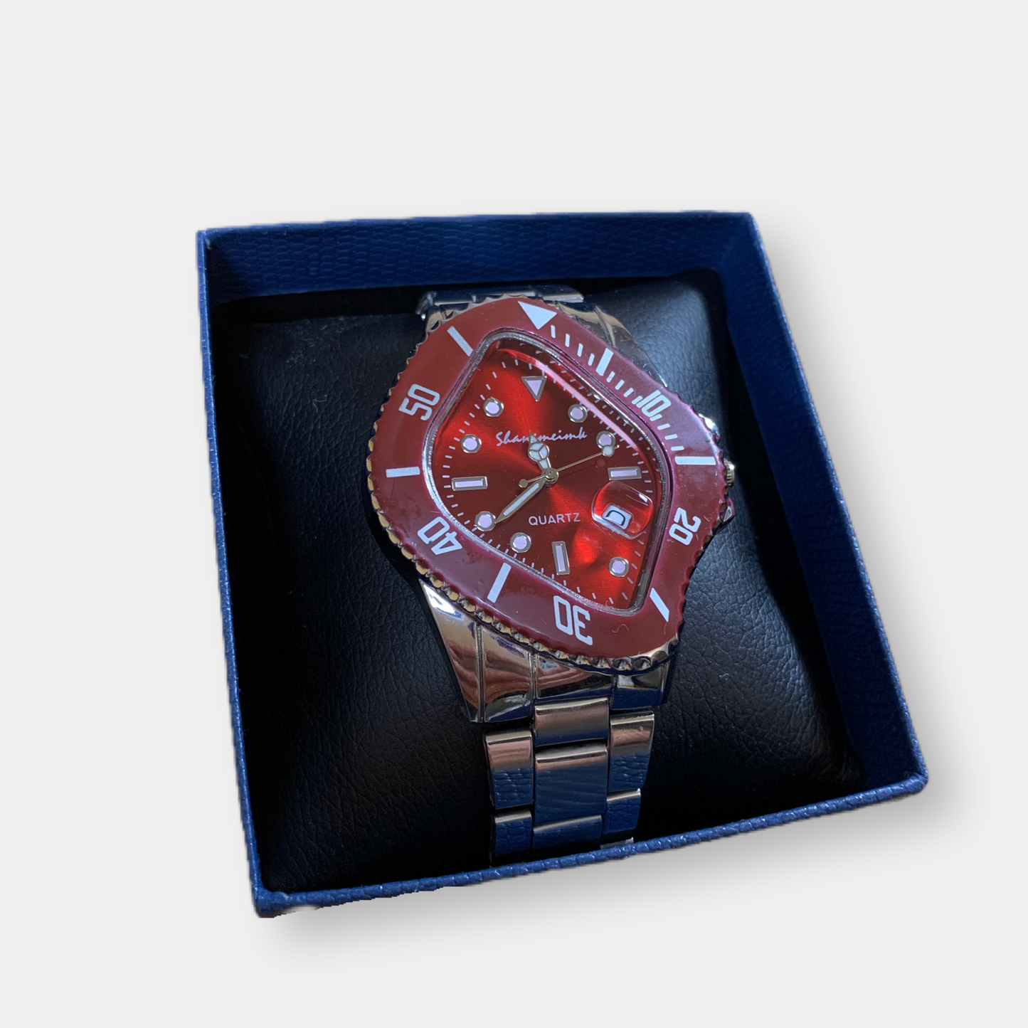 Y2K Twisted Royal Red Watch