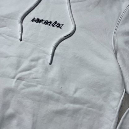 "OFF-WHITE" Marker Heavy Cotton Geaphic Hoodie (Replica)