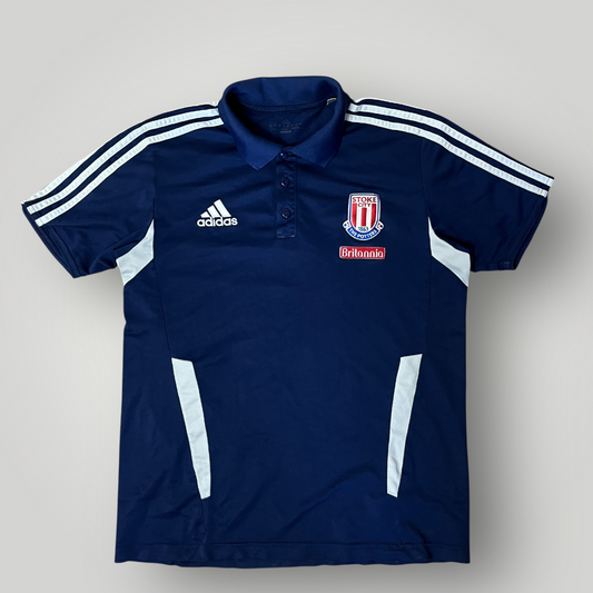 Adidas Stoke City FC 2010/2012 Football Jersey Polo T-Shirt