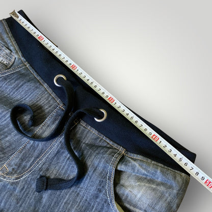 Ultra Magnetic Denim Jorts Embroided Logo