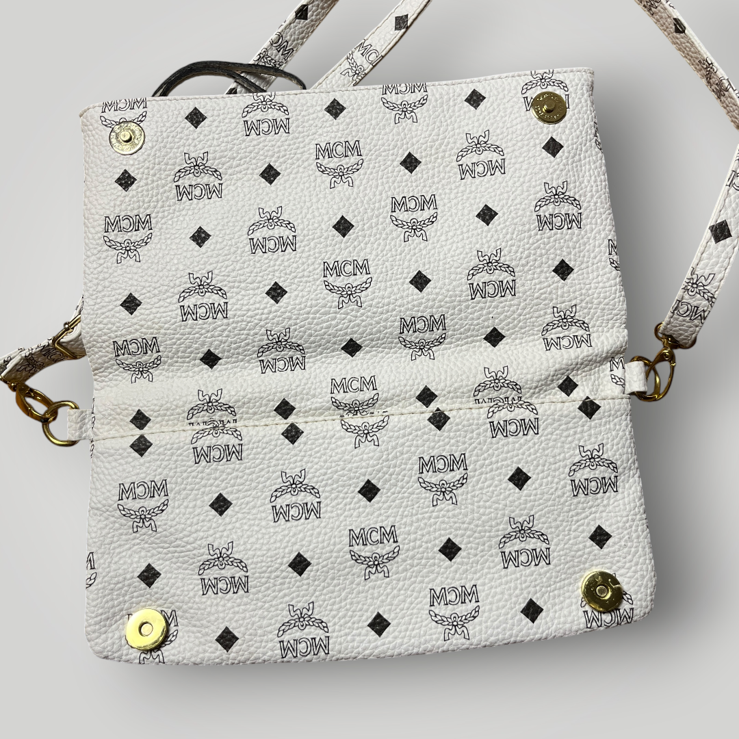 MCM Crossbody Pouch in Visetos Original Bag (Replica)