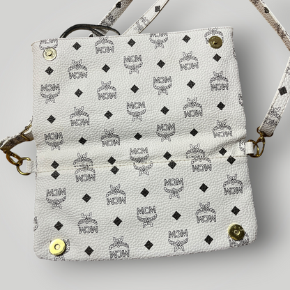 MCM Crossbody Pouch in Visetos Original Bag (Replica)