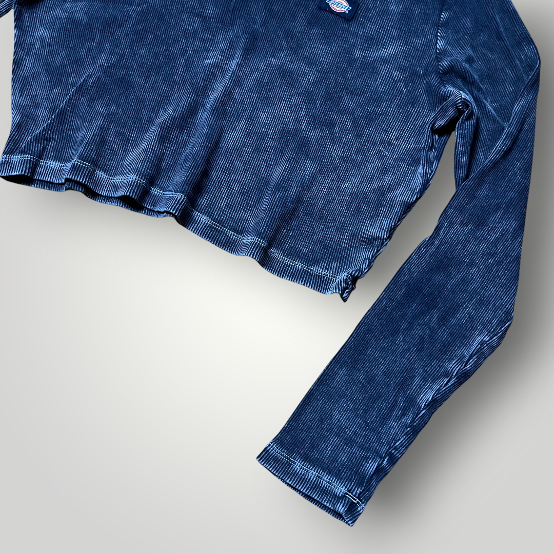Dickies Y2K Newington Ribbed Fade Wash Long Sleeve Shirt (Дамско)