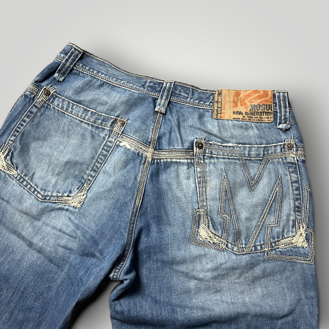Mogul Vintage 2000's Y2K Hip-Hop Heavy Cotton Skater Denim Jorts