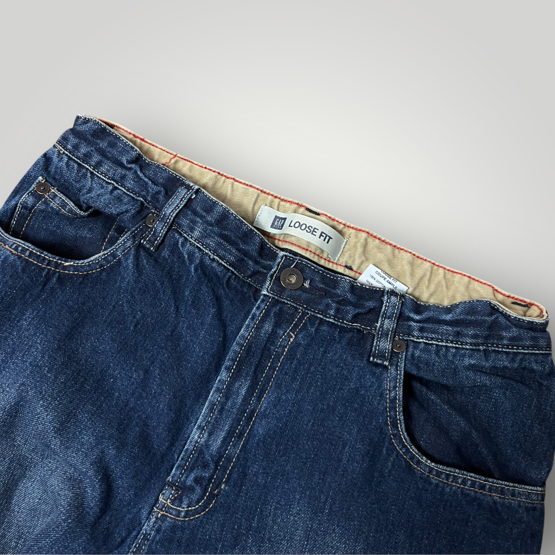GAP Vintage 00's Baggy Y2K Hip-Hop Skater Jeans "1969 Low Rise Stride"
