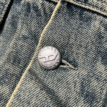 Diesel Vintage Y2K Piss Denim Trashed Jacket (Дамско)
